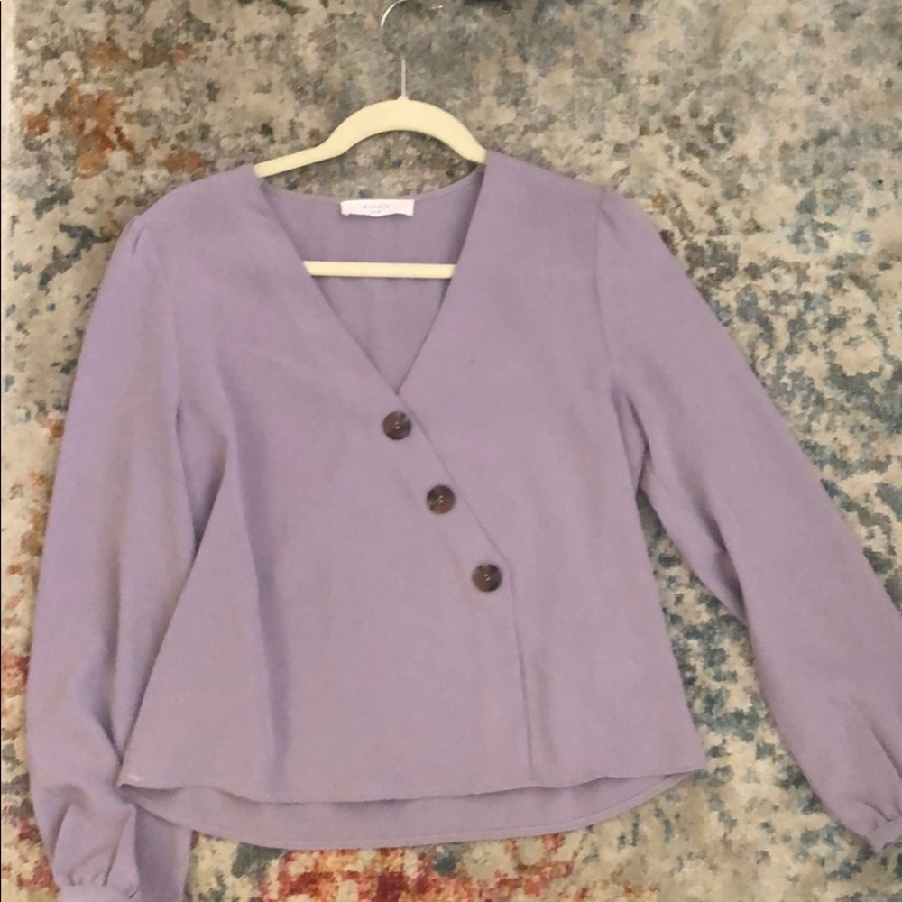 Purple blouse